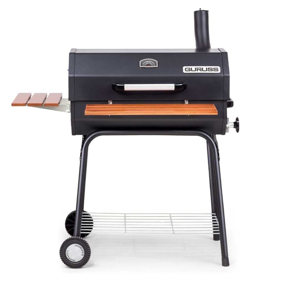 Guruss CG-075 Kömürlü Barbekü Mangal Tam Set Siyah