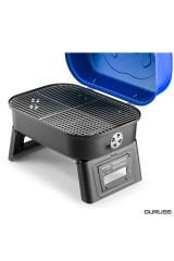 Guruss Go & Grill Barbekü Mangal Tam Set Gece Mavisi