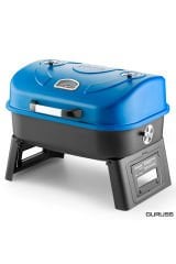 Guruss Go & Grill Barbekü Mangal Tam Set Mavi