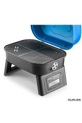 Guruss Go & Grill Barbekü Mangal Tam Set Mavi