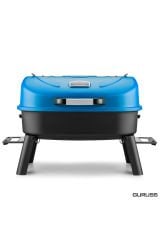 Guruss Go & Grill Barbekü Mangal Tam Set Mavi