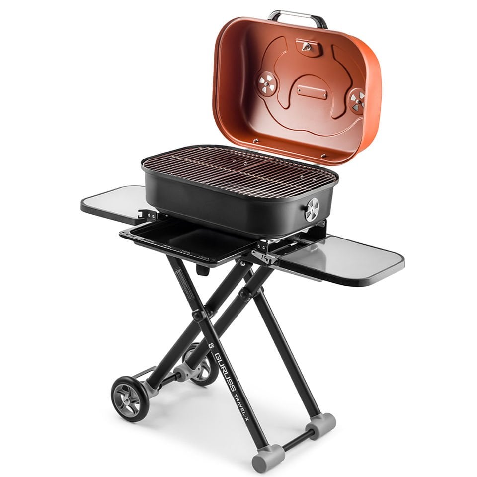 Guruss Travel-x Taşınabilir Mangal Tam Set Oksit Kırmızı