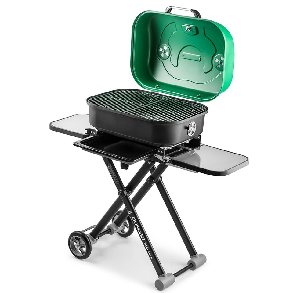 Guruss Travel-x Taşınabilir Mangal Tam Set Yeşil