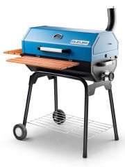 Guruss CG-075 Kömürlü Barbekü Mangal Mavi + Kılıf + Önlük