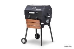 Guruss CG-050 Kömürlü Barbekü Mangal Siyah + Önlük + Kılıf