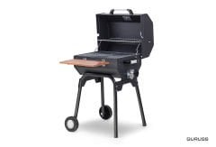 Guruss CG-050 Kömürlü Barbekü Mangal Siyah + Önlük + Kılıf