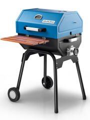 Guruss CG-050 Kömürlü Barbekü Mangal Mavi + Önlük + Kılıf