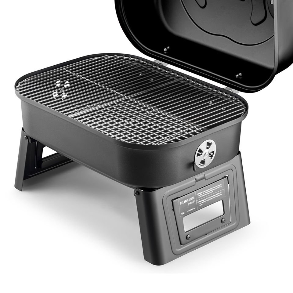 Guruss Go & Grill Barbekü Mangal Siyah