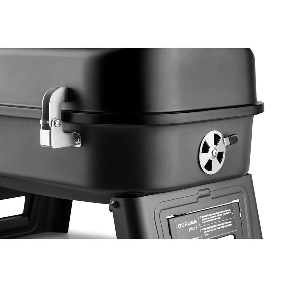 Guruss Go & Grill Barbekü Mangal Siyah