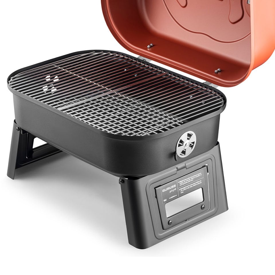 Guruss Go & Grill Barbekü Mangal Oksit Kırmızı