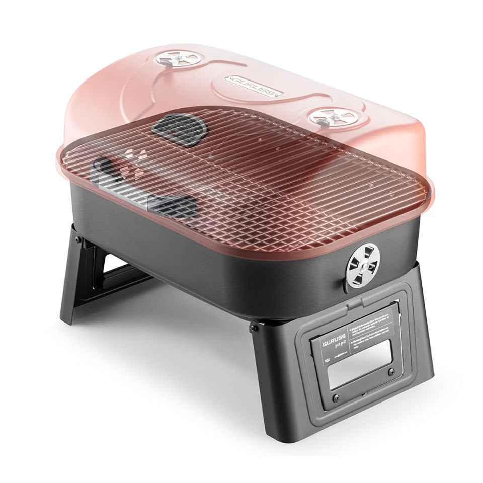 Guruss Go & Grill Barbekü Mangal Oksit Kırmızı