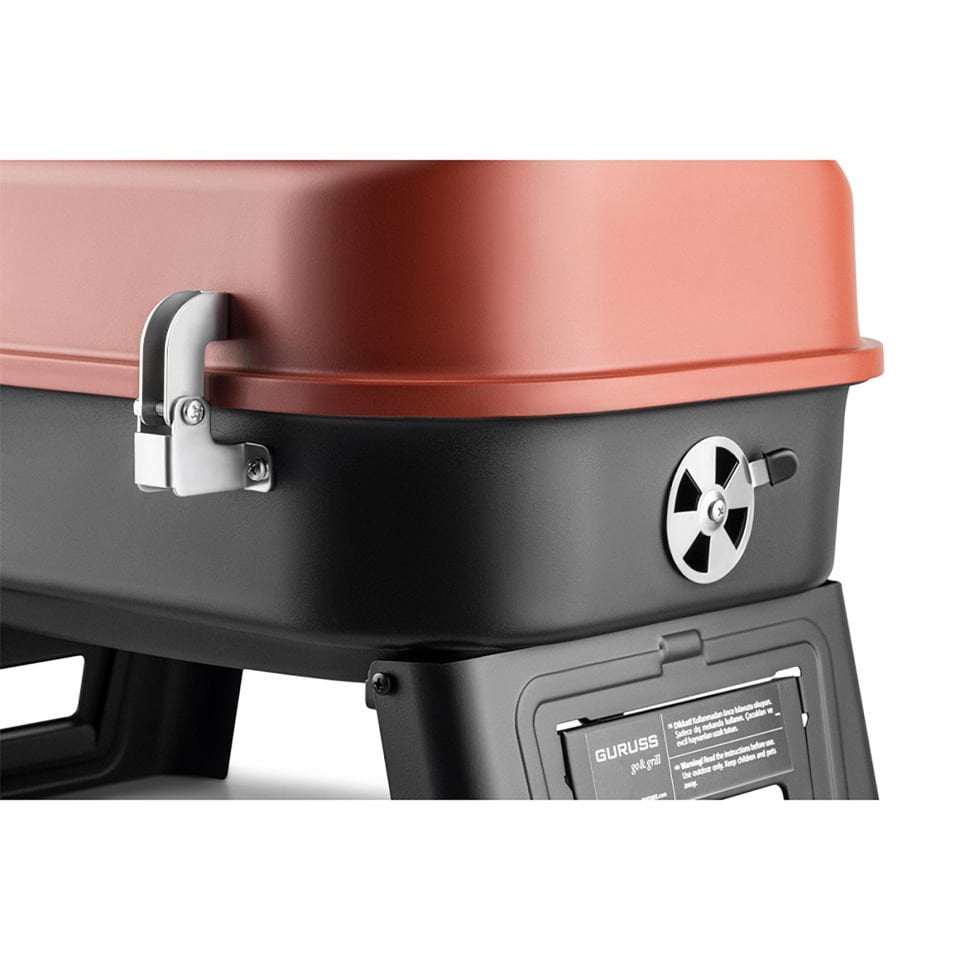 Guruss Go & Grill Barbekü Mangal Oksit Kırmızı