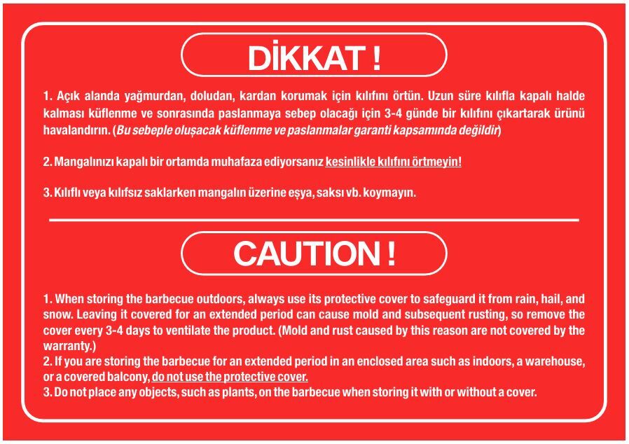 Guruss CG-050 Mangal Kılıfı