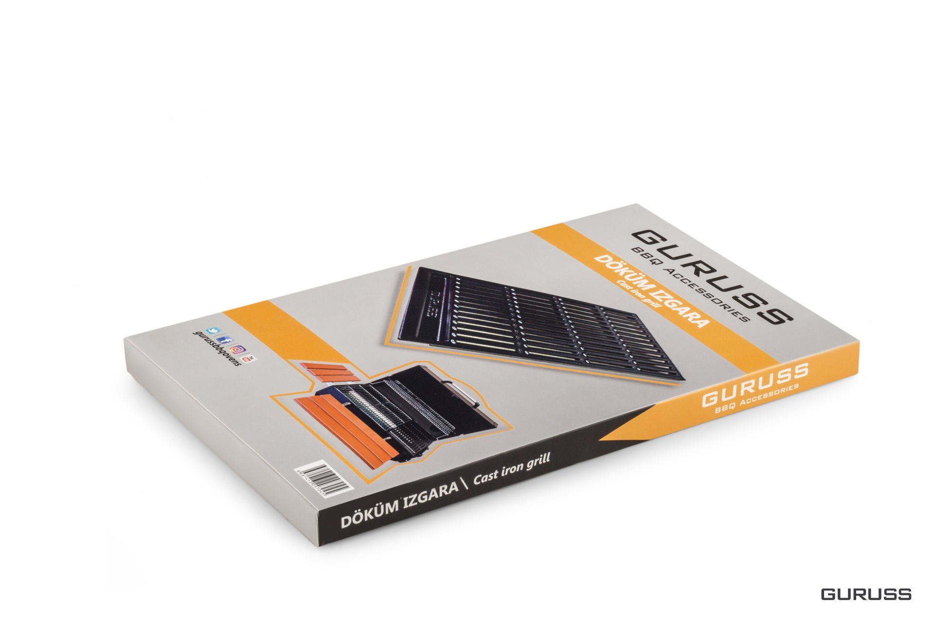 Guruss Döküm Izgara 24 X 39 Cm
