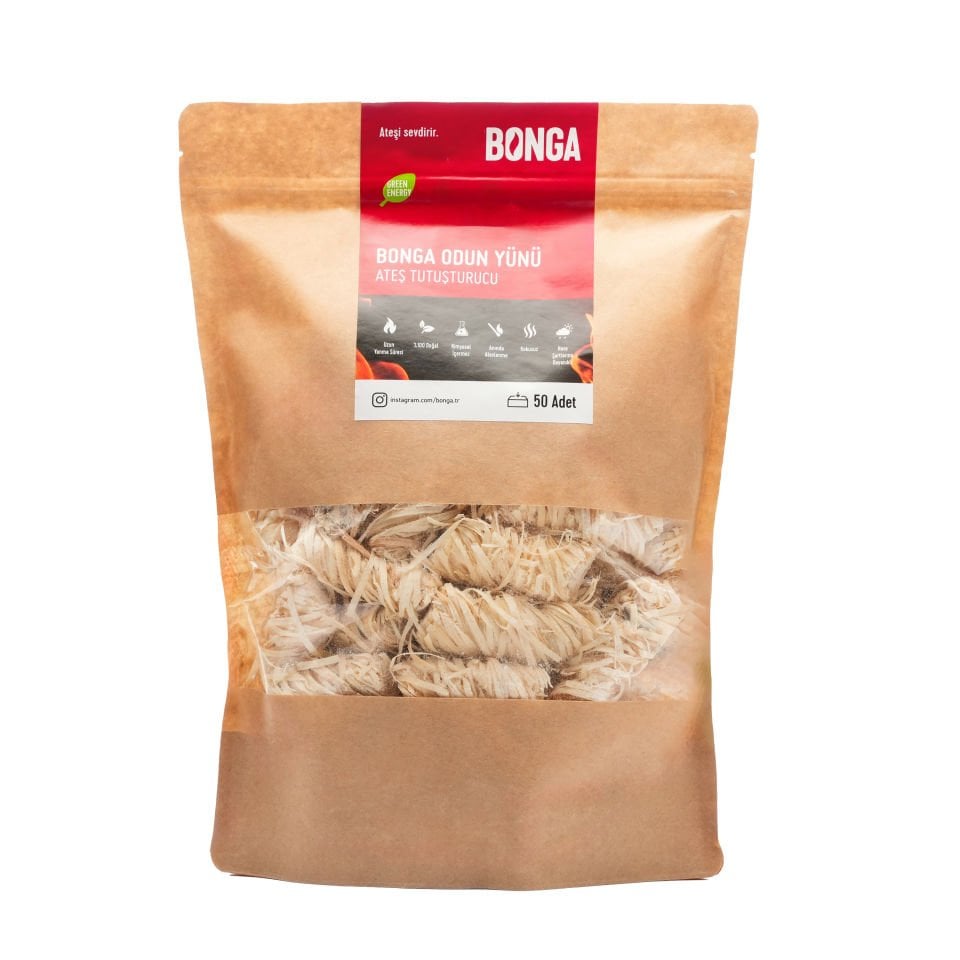 BONGA Odun Yünü Ateş Tutuşturucu 700 gr